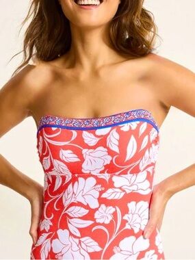 Tommy Bahama Island Cays Fiori Bandeau Tankini Top